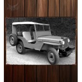 Металлическая табличка Jeep CJ-2A